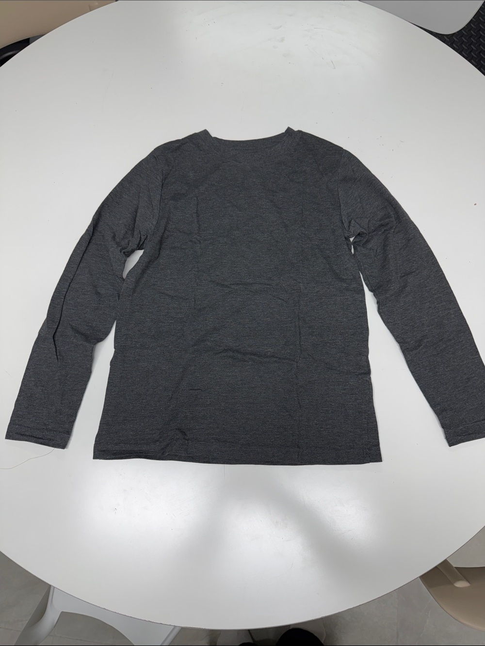 H&M Kids Boys Charcoal Gray Long Sleeve Crewneck Shirt